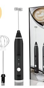 Electric milk frother whisk